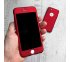 360° kryt Mate silikónový iPhone 7/8 - červený